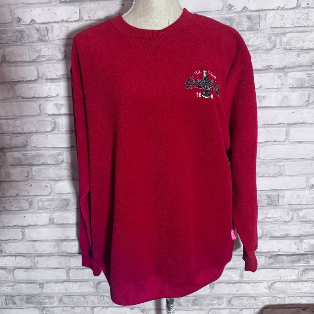 Vintage Coca Cola Classic Retro Red Soft Sweater